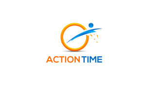 Action Time Logo Design Template