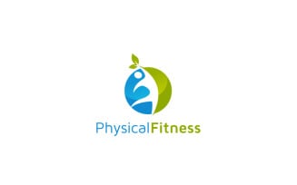 Physical Exercise Logo Design Template