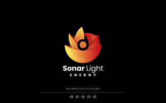 Sonar Gradient Logo Style