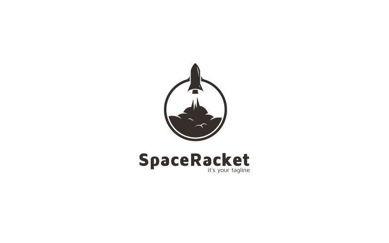 Space Rocket Logo Design Template Logo Template