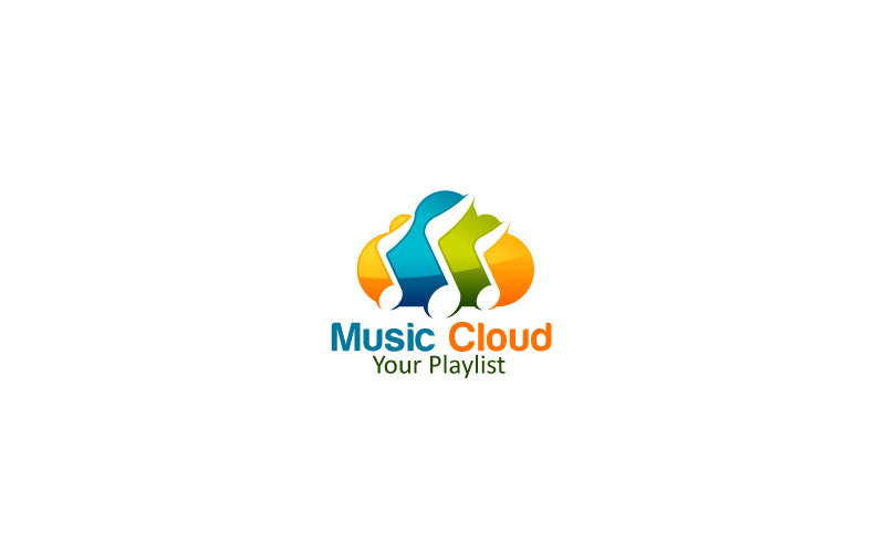 Cloud Music Logo Design Template Logo Template