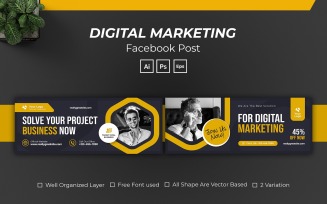 Digital Marketing Facebook Cover