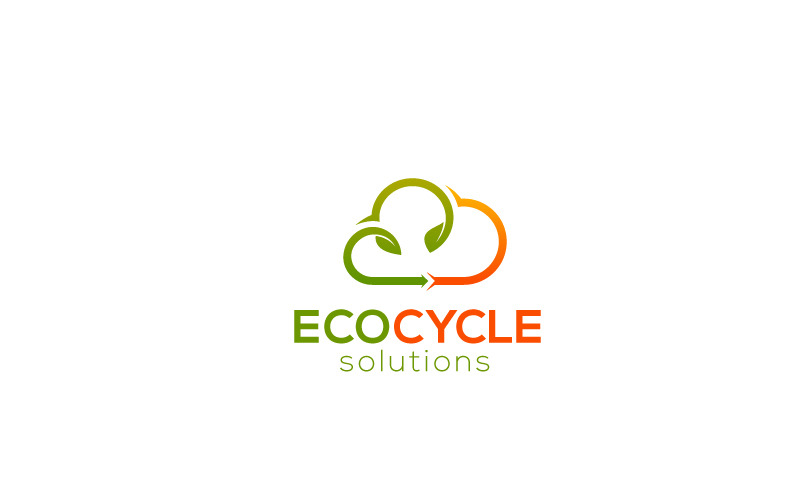 Eco Cloud Logo Design Template Logo Template