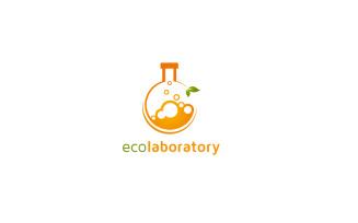 Eco Lab Logo Design Template