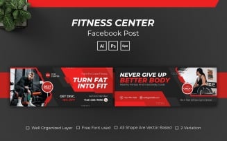 Fitness Center Facebook Cover