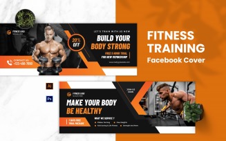 Fitness Training Facebook Cover