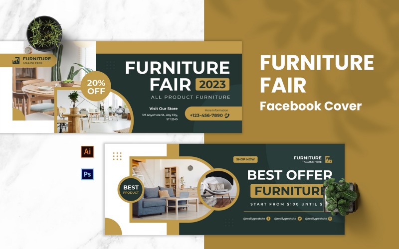 Furniture Fair Facebook Cover Social Media