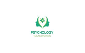 Psychology Logo, Logo design Template