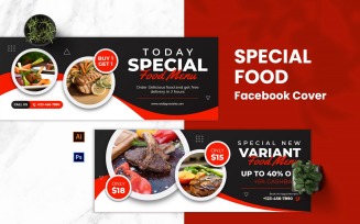 Special Food Facebook Cover Template
