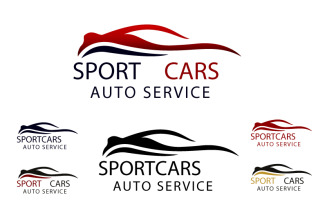 Sport Car Logo Design Template
