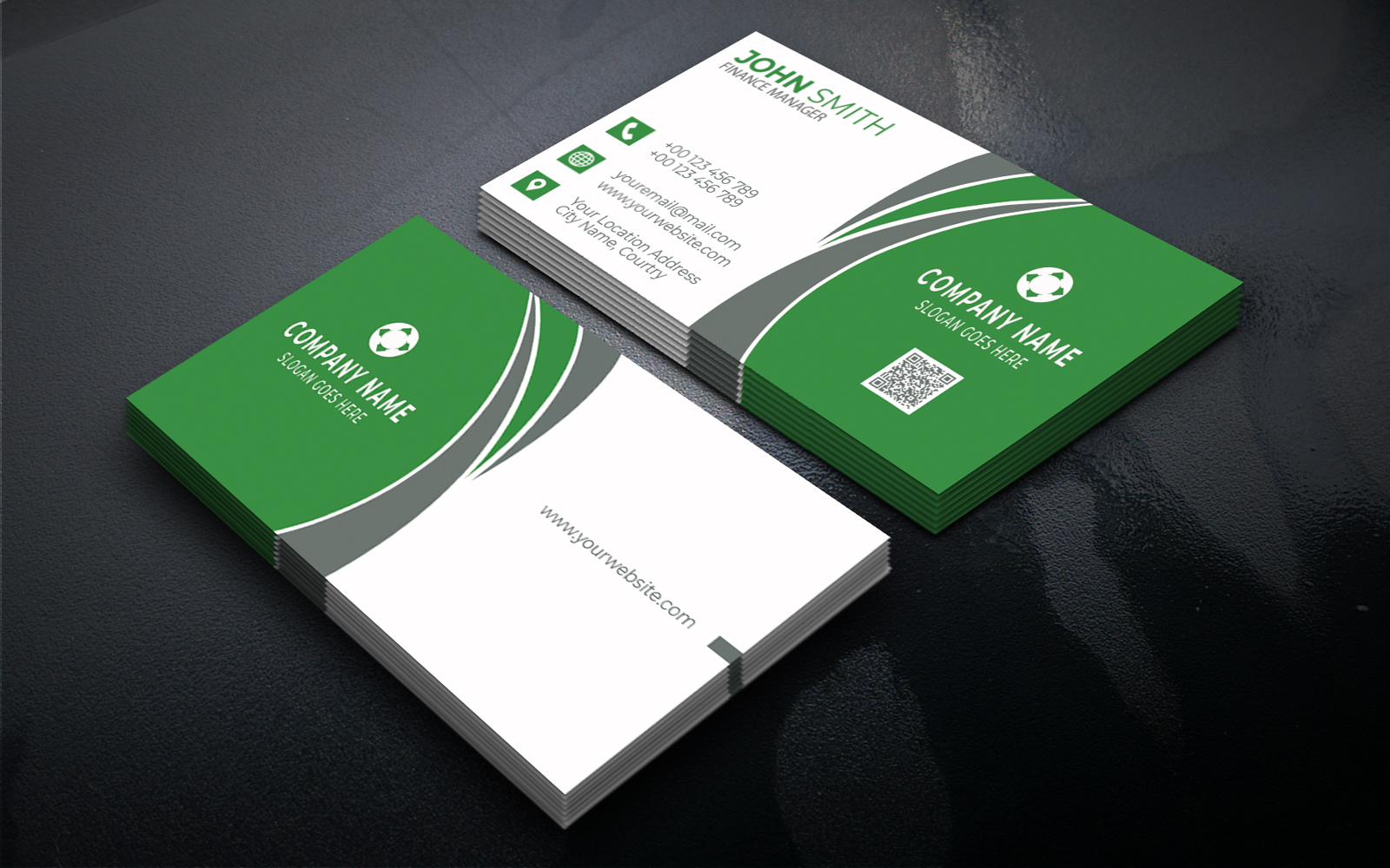 Template #234098 Card Business Webdesign Template - Logo template Preview
