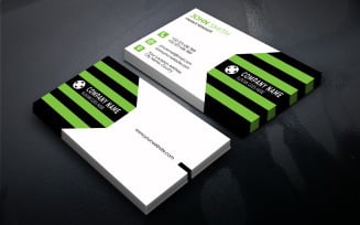 Business Card Template Design in Four Colours