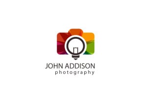 Camera photography Logo Design Template