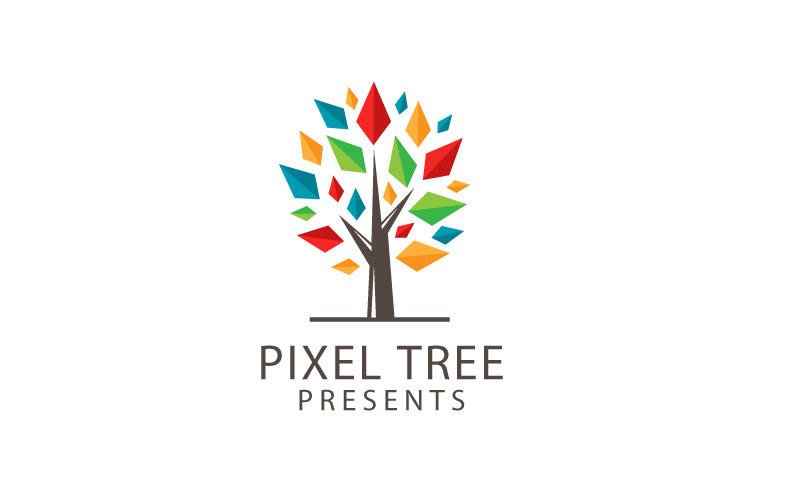 Colors Tree Logo Design Template Logo Template