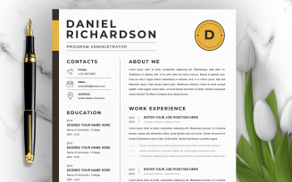 Daniel / Resume CV Template