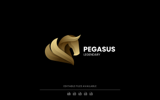 Pegasus Luxury Logo Style