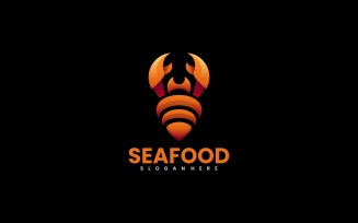 Seafood Gradient Logo Design