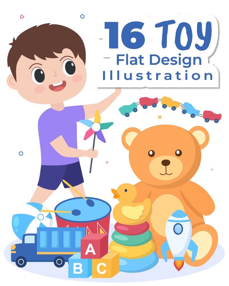 Kit Graphique #234125 Enfant Jouet Divers Modles Web - Logo template Preview