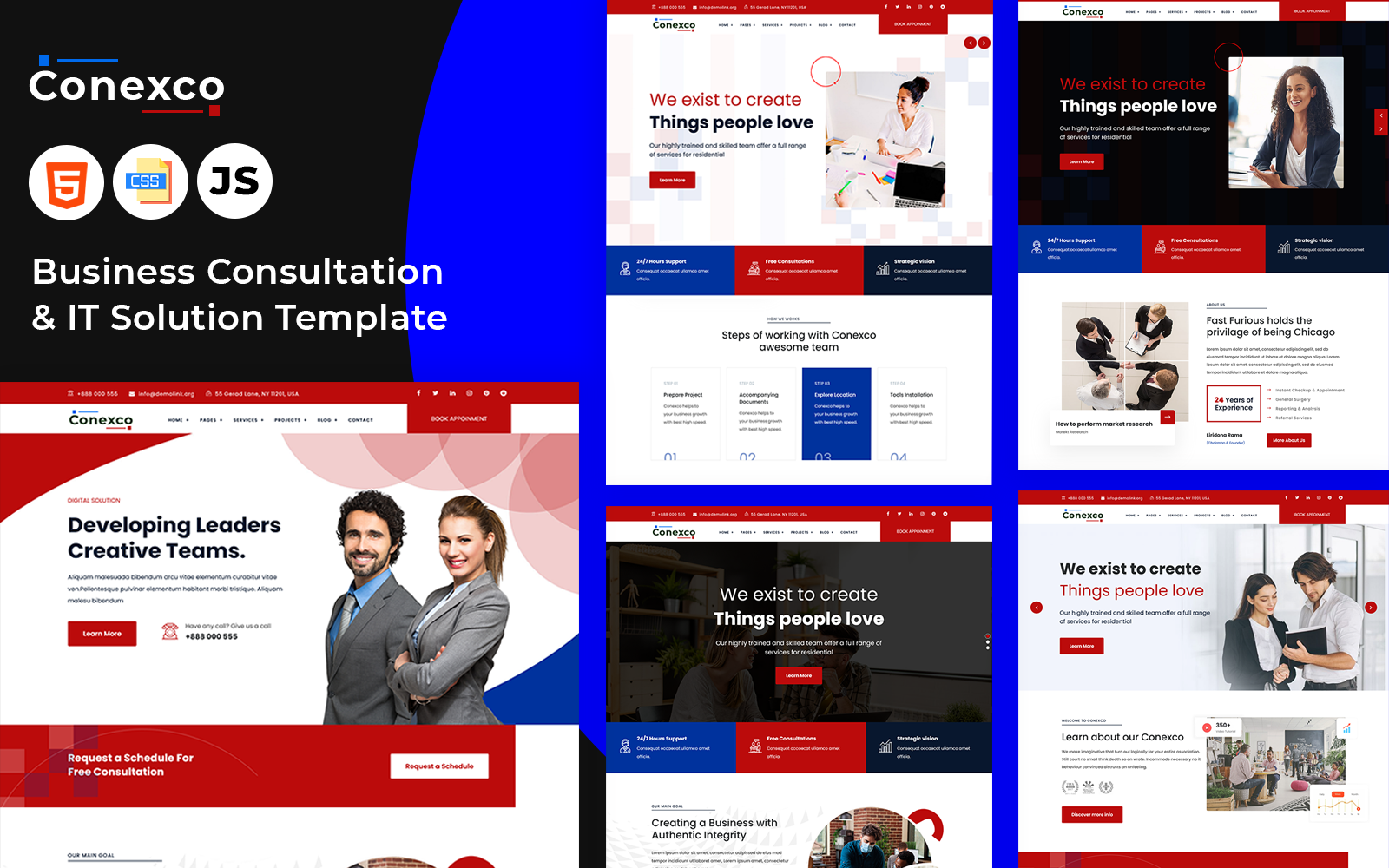 Conexco - Business Consultation and IT Template
