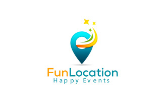 Fun Location Logo Design Template