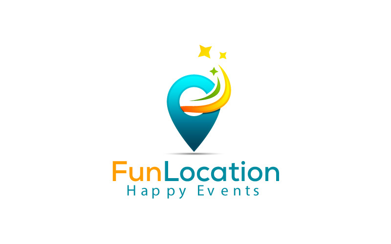 Fun Location Logo Design Template Logo Template