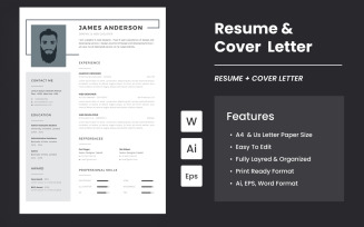 Latest Resume And Cover Letter Template