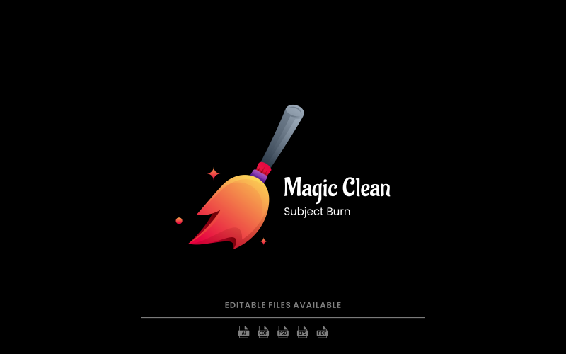 Magic Clean Gradient Logo Logo Template