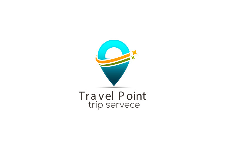Travel Point Logo Design Template Logo Template