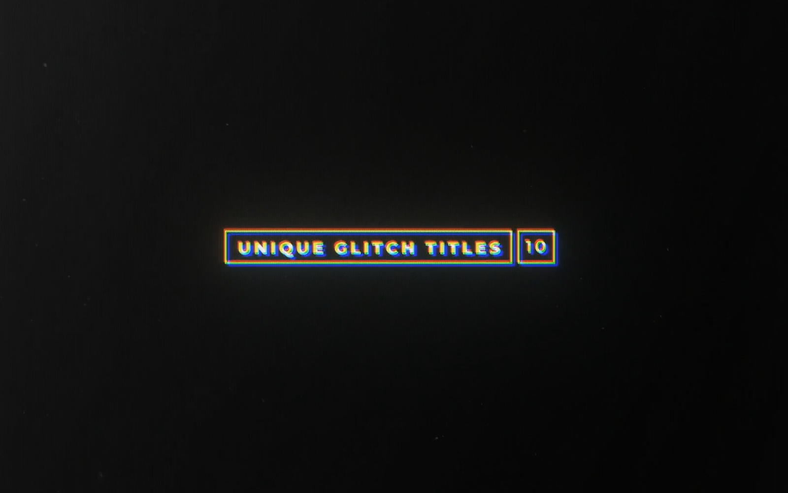 Kit Graphique #234268 Glitch Vhs Divers Modles Web - Logo template Preview