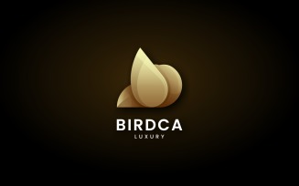 Abstract Bird Luxury Logo Design