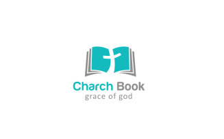 Christian Book Logo Design Template