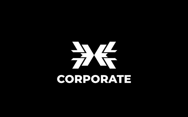 Dynamic Letter X L Flat Logo Logo Template