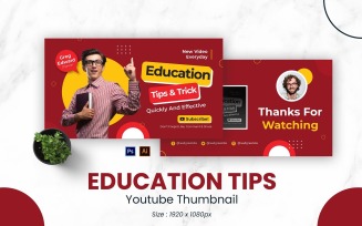 Education Tips Youtube Thumbnail