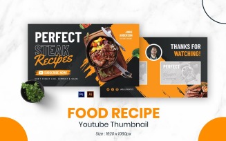 Food Recipe Youtube Thumbnail