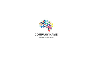 Head Tech logo, colorful Head logo concept vector, Head digital Technology Logo template designs