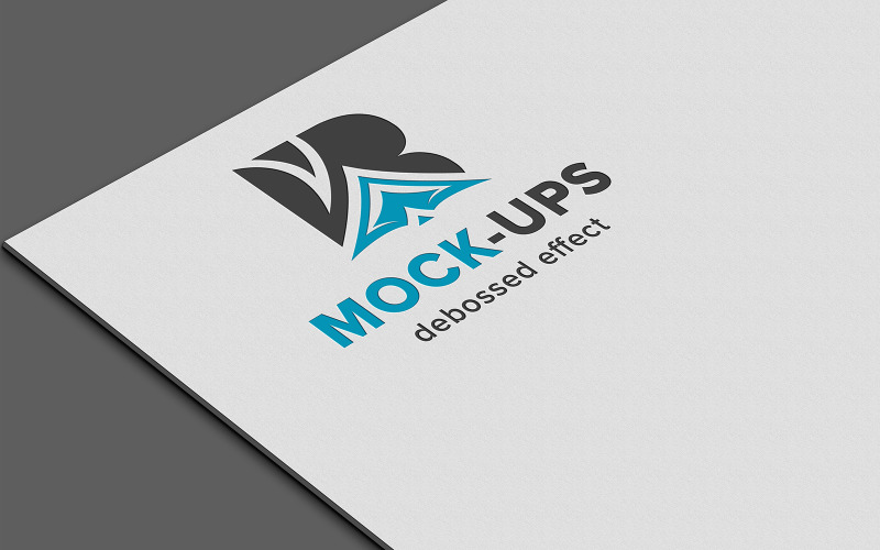 Luxury Letterpress Logo Mockup Product Mockup