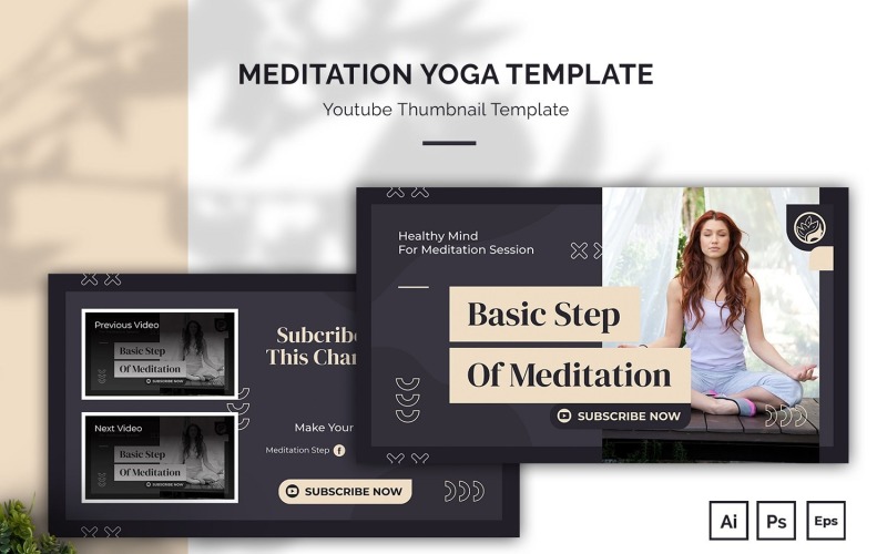 Meditation Yoga Youtube Thumbnail Social Media