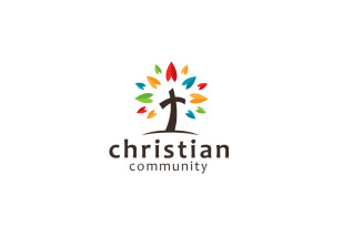 Christian Community Logo Design Template