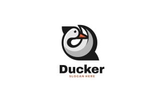 Circle Dusk Simple Mascot Logo