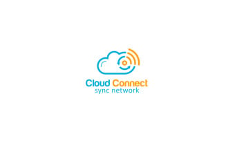 Cloud Connect Logo Design Template
