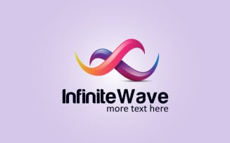 Infinity Wave Logo Design Template
