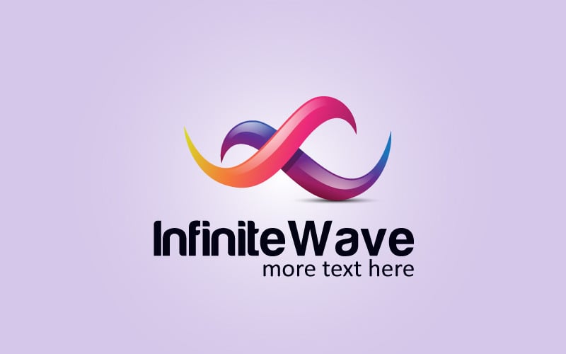 Infinity Wave Logo Design Template Logo Template