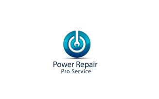 Power Repair Logo Design Template