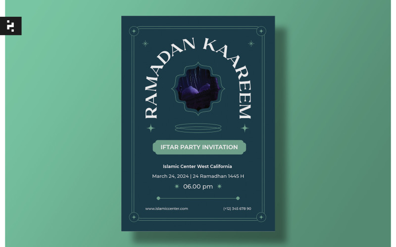 Ramadan Iftar Party Flyer Template Corporate Identity