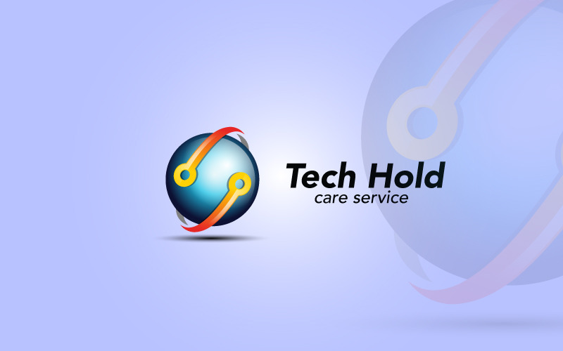 Tech Hold Logo Design Template Logo Template