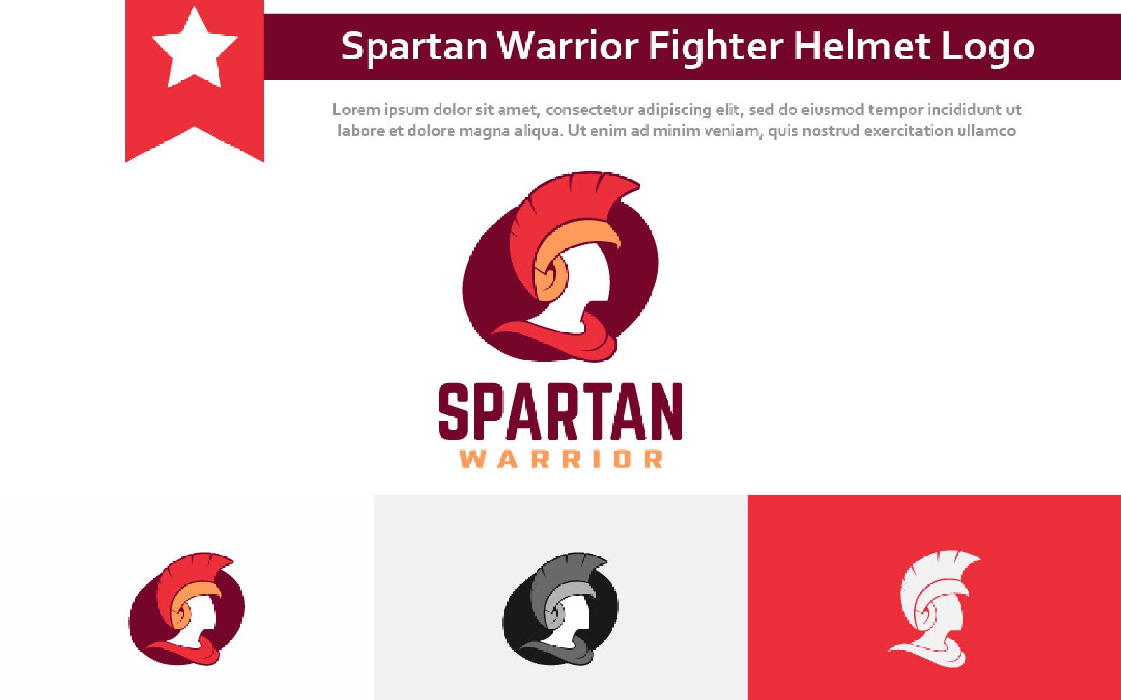 Template #234536 Warrior Knight Webdesign Template - Logo template Preview