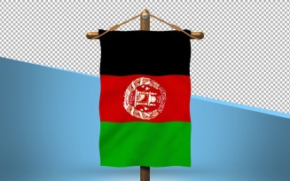 Afghanistan Hang Flag Design Background