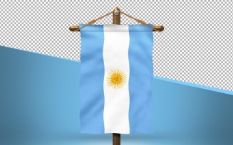 Argentina Hang Flag Design Background