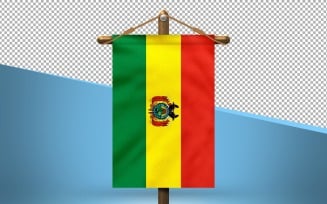 Bolivia Hang Flag Design Background