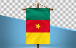 Cameroon Hang Flag Design Background